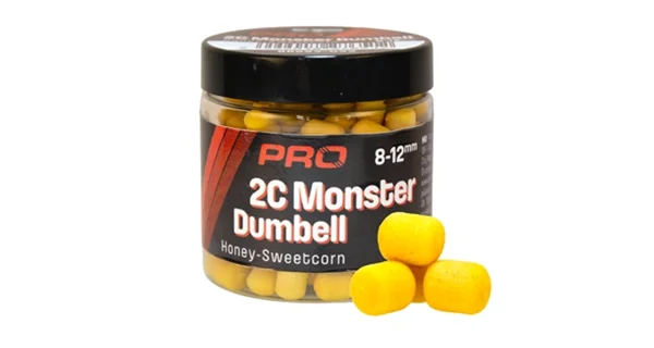 CARP EXPERT - Wafter Pro 2C Monster Dumbell 8x10 mm 50 g Honey Sweetcorn
