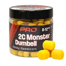 CARP EXPERT - Wafter Pro 2C Monster Dumbell 8x10 mm 50 g Strawberry Halibut