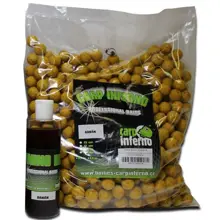 CARP INFERNO - Boilies Light Line 20 mm 3 kg + 250 ml Booster Banán