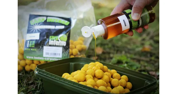 CARP INFERNO - Boilies Light Line 20 mm 3 kg + 250 ml Booster Krab Oliheň