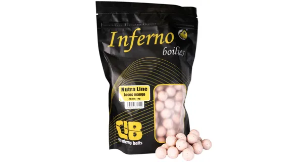 CARP INFERNO - Boilies Nutra Line 20 mm 250 g Losos Mango
