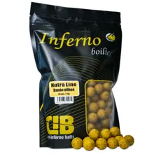 CARP INFERNO - Boilies Nutra Line 24 mm 1 kg Banán Oliheň