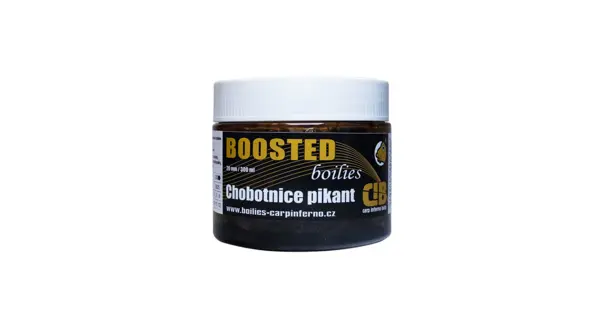 CARP INFERNO - Boosted boilies Nutra Line 20 mm 300 ml Chobotnice pikant