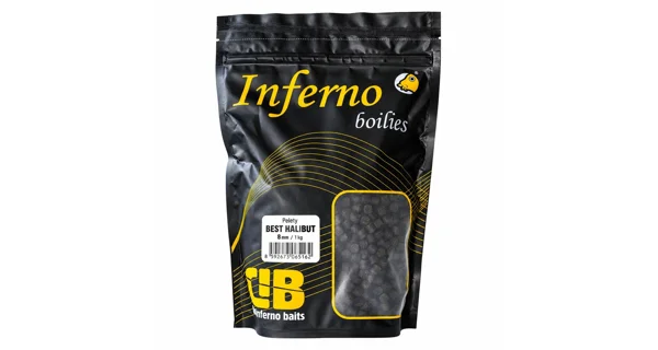 CARP INFERNO - Pelety Best Halibut 11 mm 1 kg