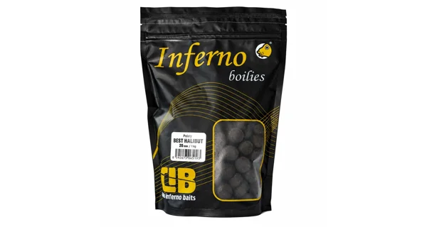 CARP INFERNO - Pelety Best Halibut 20 mm 1 kg