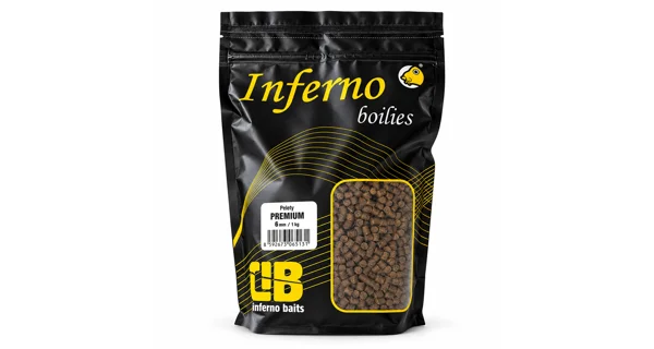 CARP INFERNO - Pelety Premium 6 mm 1 kg