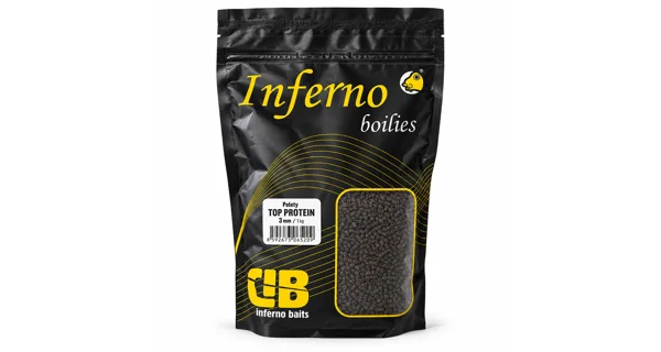 CARP INFERNO - Pelety Top Protein 3 mm 1 kg
