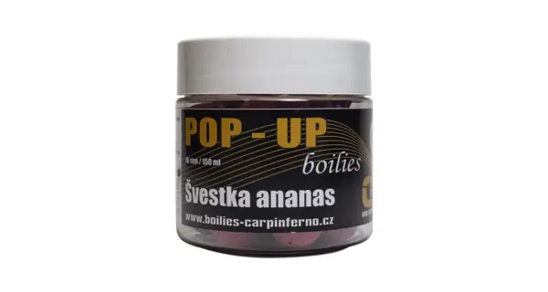 CARP INFERNO - Pop Up 16 mm 150 ml Švestka Ananas