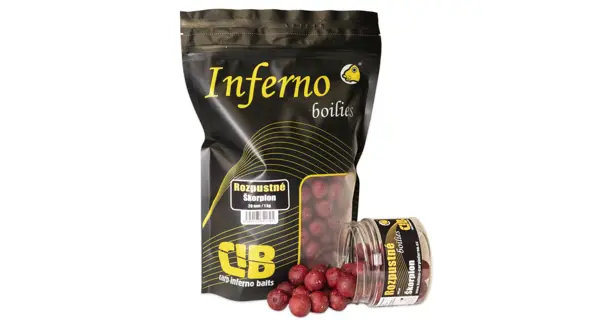 CARP INFERNO - Rozpustné boilies Hot Line 20 mm 1 kg Škorpion