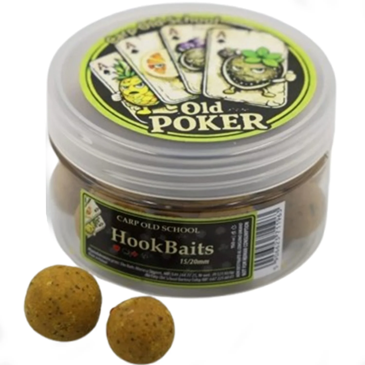 CARP OLD SCHOOL - Boilies Hook Baits 20-24 mm 200 ml Old Poker