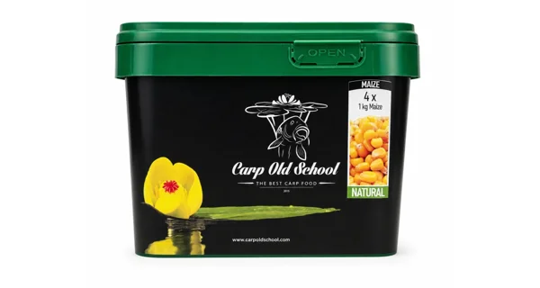 CARP OLD SCHOOL - Kukuřice bez nálevu přírodní 4x1 kg Natural