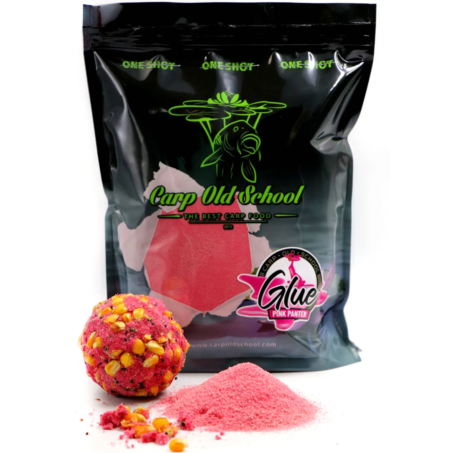 CARP OLD SCHOOL - Lepidlo na zrna 1 kg Pink Panter