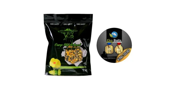CARP OLD SCHOOL - Partikl Mix 1 kg King Squid By Eko Baits