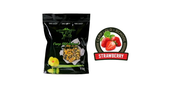 CARP OLD SCHOOL - Partikl Mix 1 kg Strawberry
