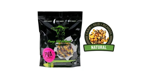 CARP OLD SCHOOL - Partikl Rainbow mix PVA Friendly 1 kg Natural