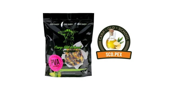 CARP OLD SCHOOL - Partikl Rainbow mix PVA Friendly 1 kg Sco.pex