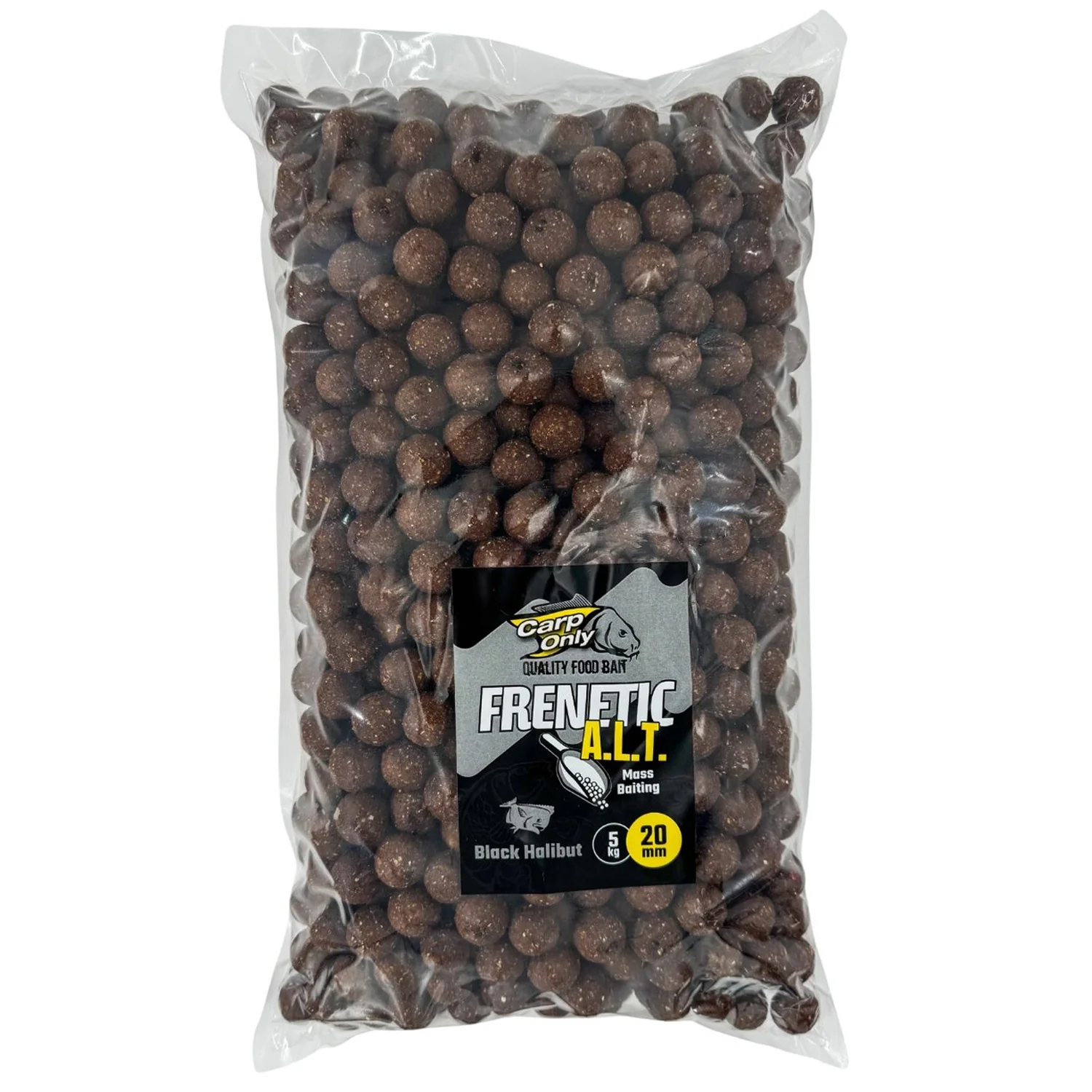 Carp-Only CARP-ONLY - Boilie Frenetic A.L.T. Black Halibut 5 kg 20 mm