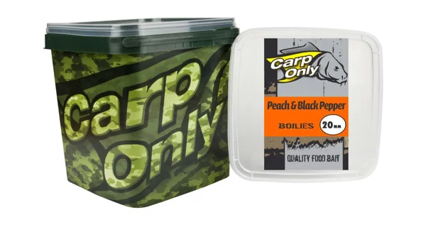CARP-ONLY - Boilie Peach & Black Pepper 24 mm 3 kg