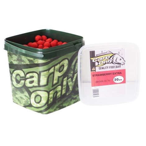 CARP-ONLY - Boilie Strawberry Extra 3 kg 20 mm