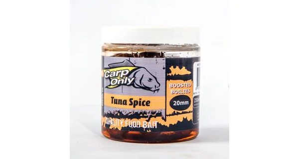 CARP-ONLY - Dipované boilies 250 ml 16 mm Tuna Spice