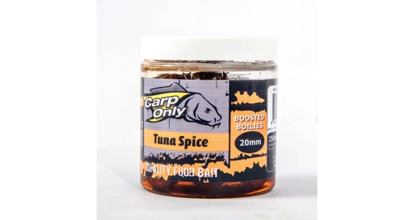 CARP-ONLY - Dipované boilies 250 ml 16 mm Tuna Spice