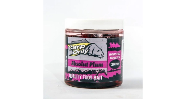 CARP-ONLY - Dipované boilies 250 ml 20 mm Absolut Plum