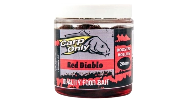 CARP-ONLY - Dipované boilies Red Diablo 24 mm 250 ml
