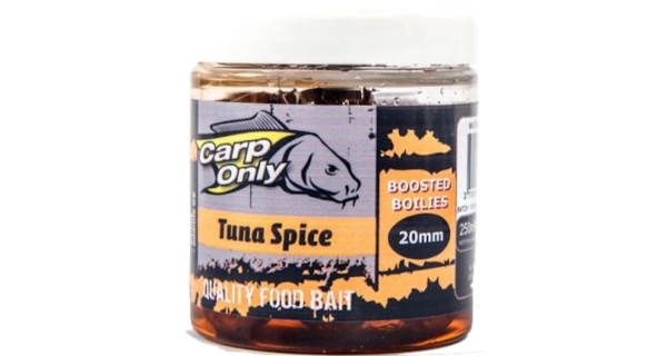 CARP-ONLY - Dipované boilies Tuna Spice 20 mm 250 ml