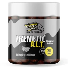 CARP-ONLY - Dipovaný boilies Frenetic A.L.T. Black Halibut 20 mm 250 ml