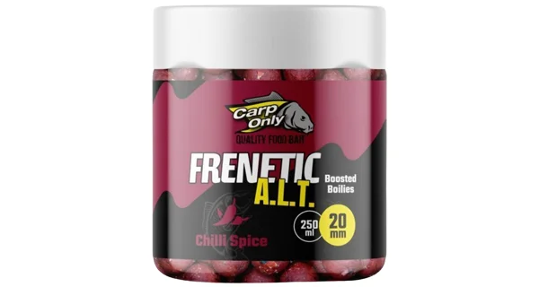 CARP-ONLY - Dipovaný boilies Frenetic A.L.T. Chilli Spice 24 mm 250 ml