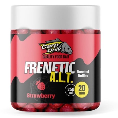 CARP-ONLY - Dipovaný boilies Frenetic A.L.T. Jahoda 20 mm 250 ml