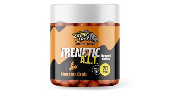 CARP-ONLY - Dipovaný boilies Frenetic A.L.T. Monster Crab 20 mm 250 ml