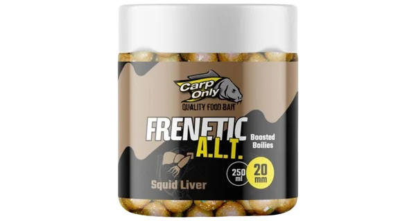CARP-ONLY - Dipovaný boilies Frenetic A.L.T. Oliheň a játra 24 mm 250 ml