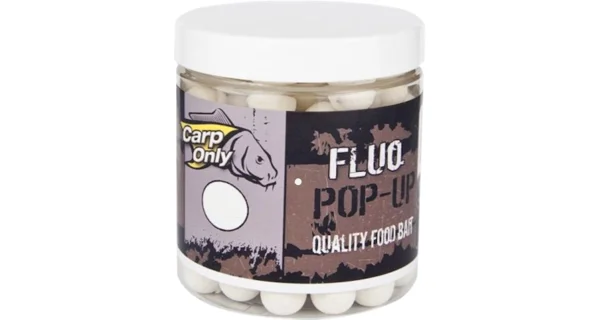CARP-ONLY - Plovoucí boilie Fluo White 12 mm 80 g