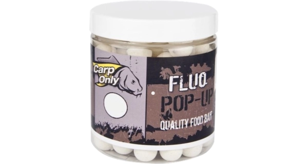 CARP-ONLY - Plovoucí boilie Fluo White 80 g 20 mm