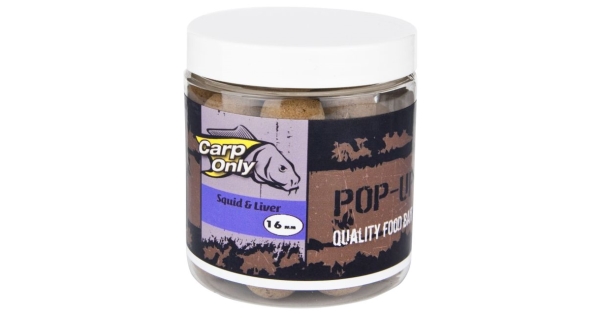 CARP-ONLY - Plovoucí boilie Squid & Liver 80 g 12 mm