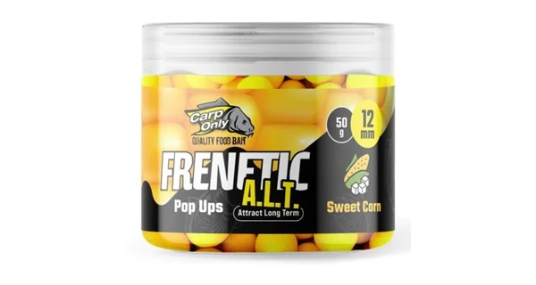 CARP-ONLY - Plovoucí Boilies Frenetic A.L.T. Hi-Visual Pop Ups Sweet Corn 50 g 12 mm