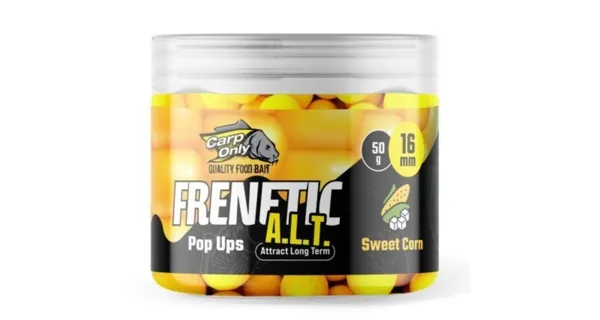 CARP-ONLY - Plovoucí Boilies Frenetic A.L.T. Hi-Visual Pop Ups Sweet Corn 50 g 16 mm