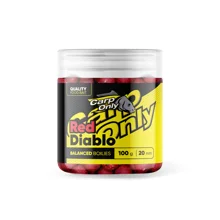 CARP-ONLY - Vyvážené Boilies Carp Only Balanced Red Diablo 20 mm 100 g