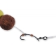 CARP ´R´ US - 360° Stiff Link Oval Ring & 360° Swivel 16,5 cm 50 lb 2 ks