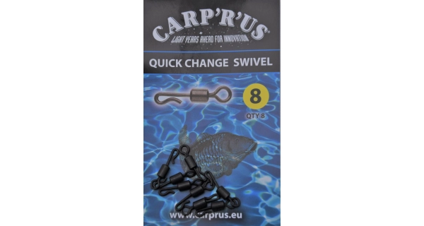 CARP ´R´ US - Change swivel - size 8, 8 ks