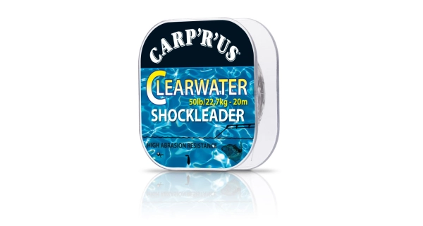 CARP ´R´ US - Clearwater Shockleader 20 m Crystal 50 lb