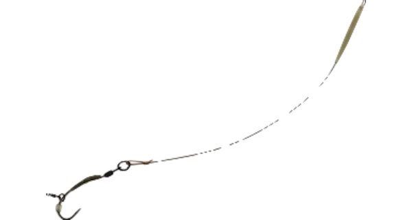 CARP ´R´ US - Návazec Ready Ronnie Rig Strip-X Mat Brown vel. 8 16,5 cm 11 kg 2 ks