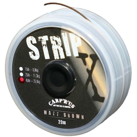 CARP ´R´ US - Šňůrka Strip-X Matt Brown 15 lb 20 m