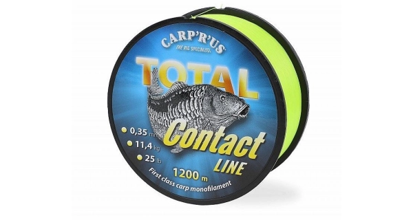 CARP ´R´ US - Vlasec Total Contact Line Yellow 0,30 mm 1200 m 9,1 kg