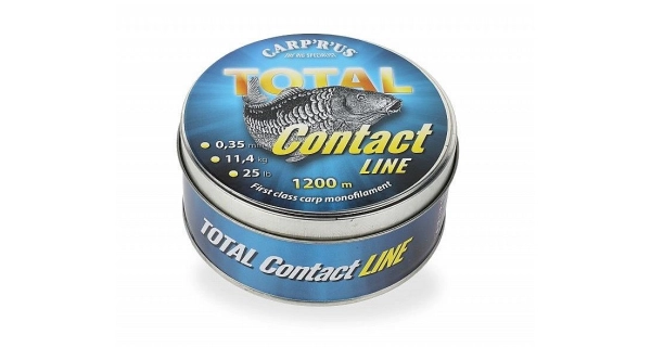 CARP ´R´ US - Vlasec Total Contact Line Yellow 0,30 mm 1200 m 9,1 kg