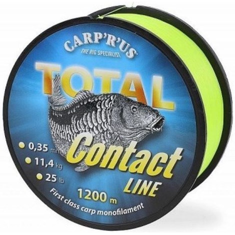 CARP ´R´ US - Vlasec Total Contact Line Yellow 0,35 mm 1200 m 11,4 kg