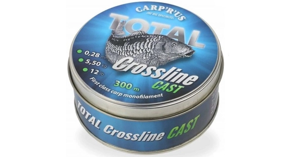 CARP ´R´ US - Vlasec Total Crossline Cast Green 0,30 mm 1200 m 6,8 kg