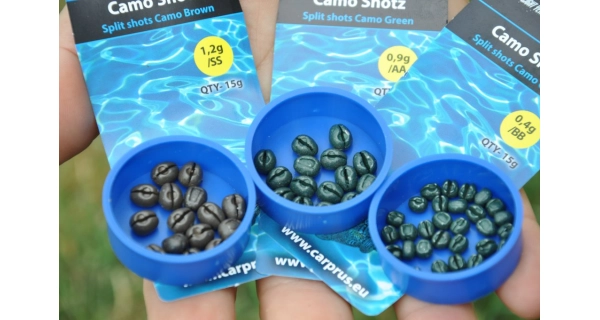 CARP ´R´ US - Zátěžové broky Camo Shotz Camo Green 1,2 g