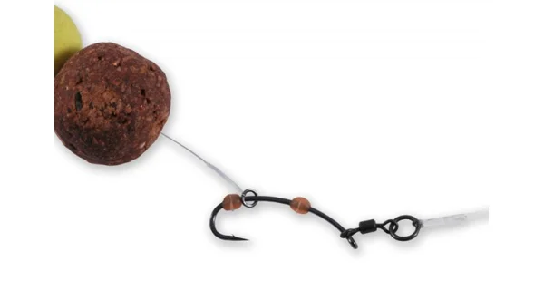 CARP'R'US - Návazec 360° Stiff Link Oval Ring & 360° Swivel 16,5 cm 50 lb 2 ks
